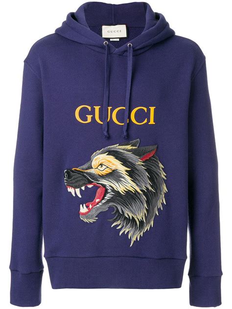 gucci hoodie wolf head|gucci laid back hoodie.